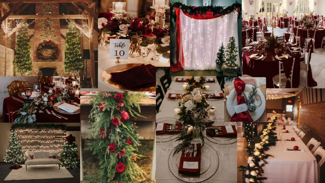 Red Christmas Decor Theme