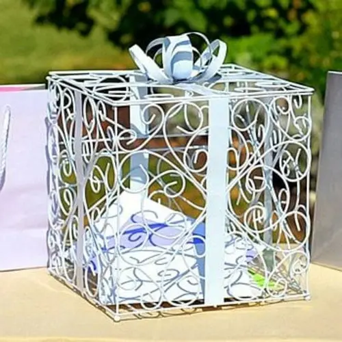 White Wire Card Box.webp