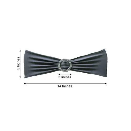 Spandex Chair Bow_ Gray.webp