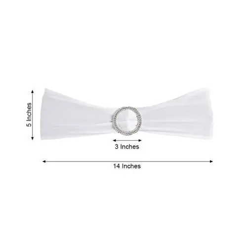 Spandex Chair Bow_ White.webp