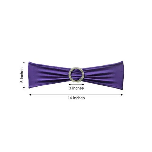 Spandex Chair Bow_ Amethyst.webp