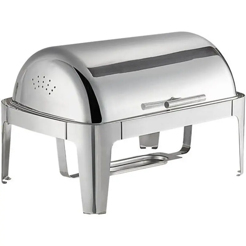 Roll Top Stainless Steel Chafer
