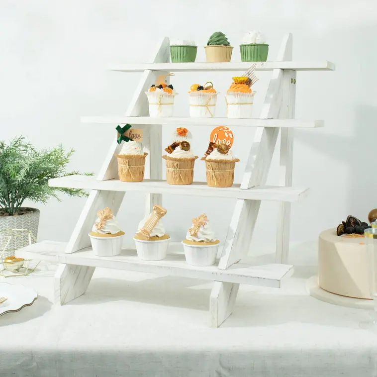 Whitewashed Ladder Dessert Display 