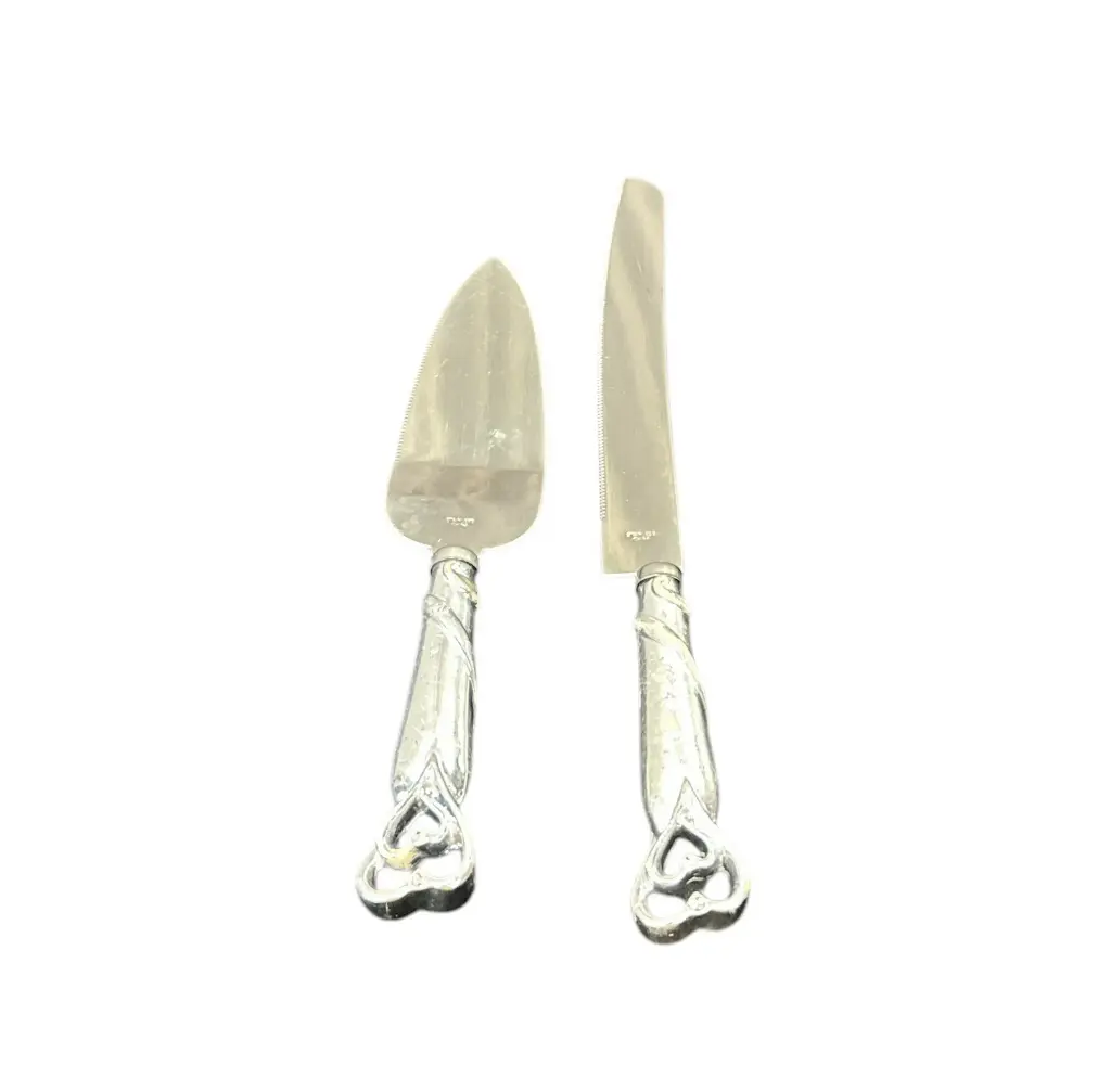 Serving Set: Silver Heart 