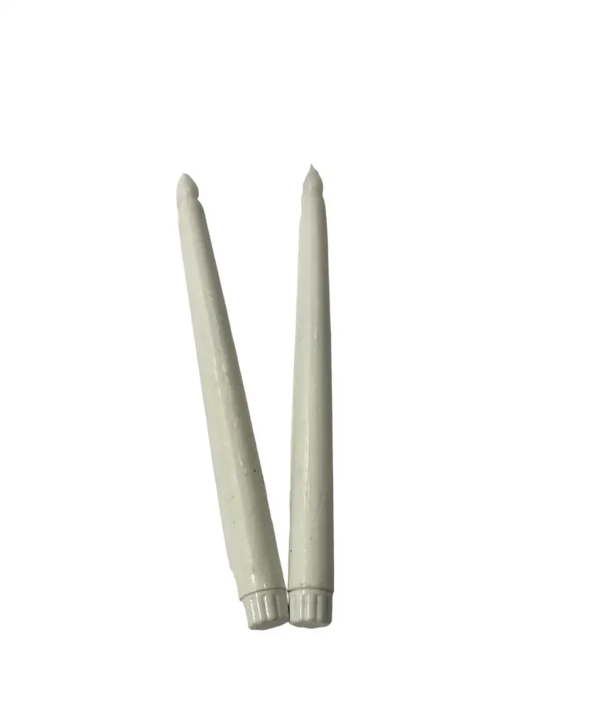 White Taper Candle 