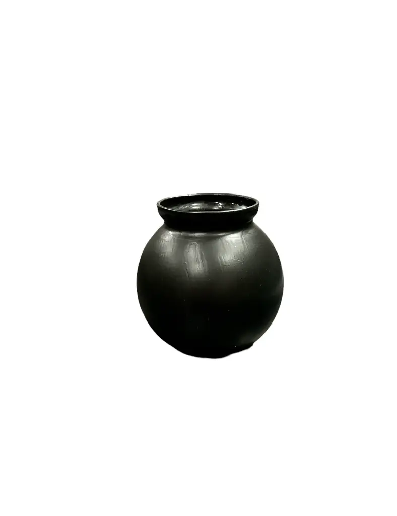 Black Fishbowl Vases