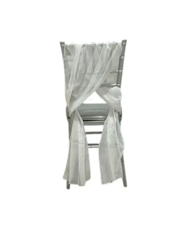 Chiavari Chair Sash: White