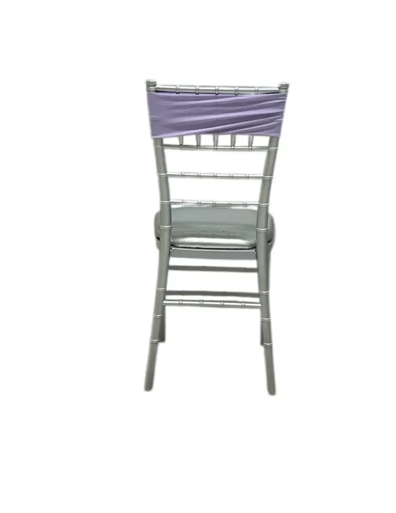 Spandex Chair Bow: Lavender-No Buckle
