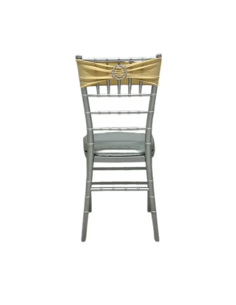 Spandex Chair Bow: Champange