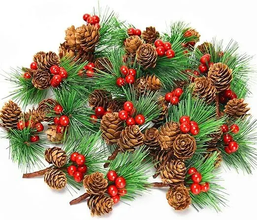 Pine & Cranberry Sprigs Mini 