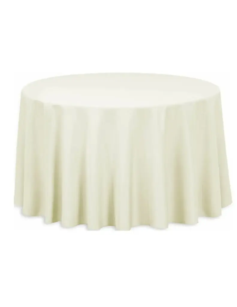 130" Table Cloth: Ivory