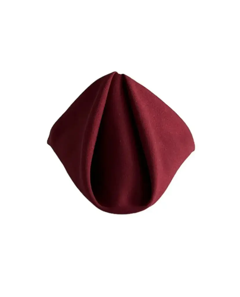 Napkins:  Burgundy