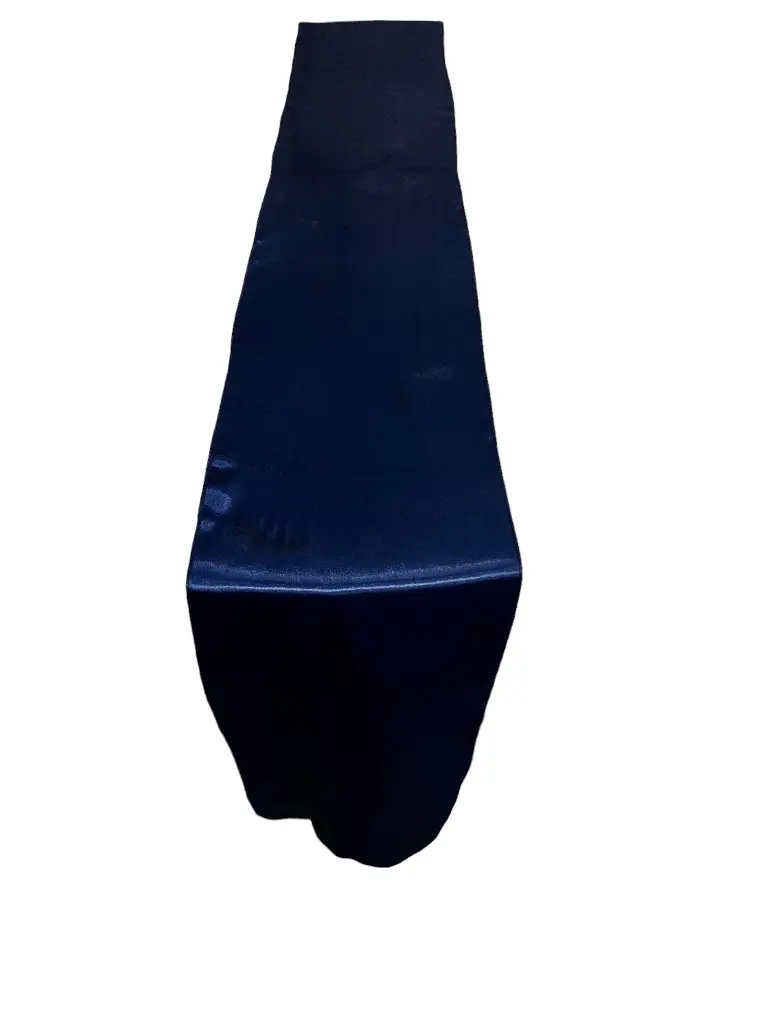 Table Runner: Navy Satin
