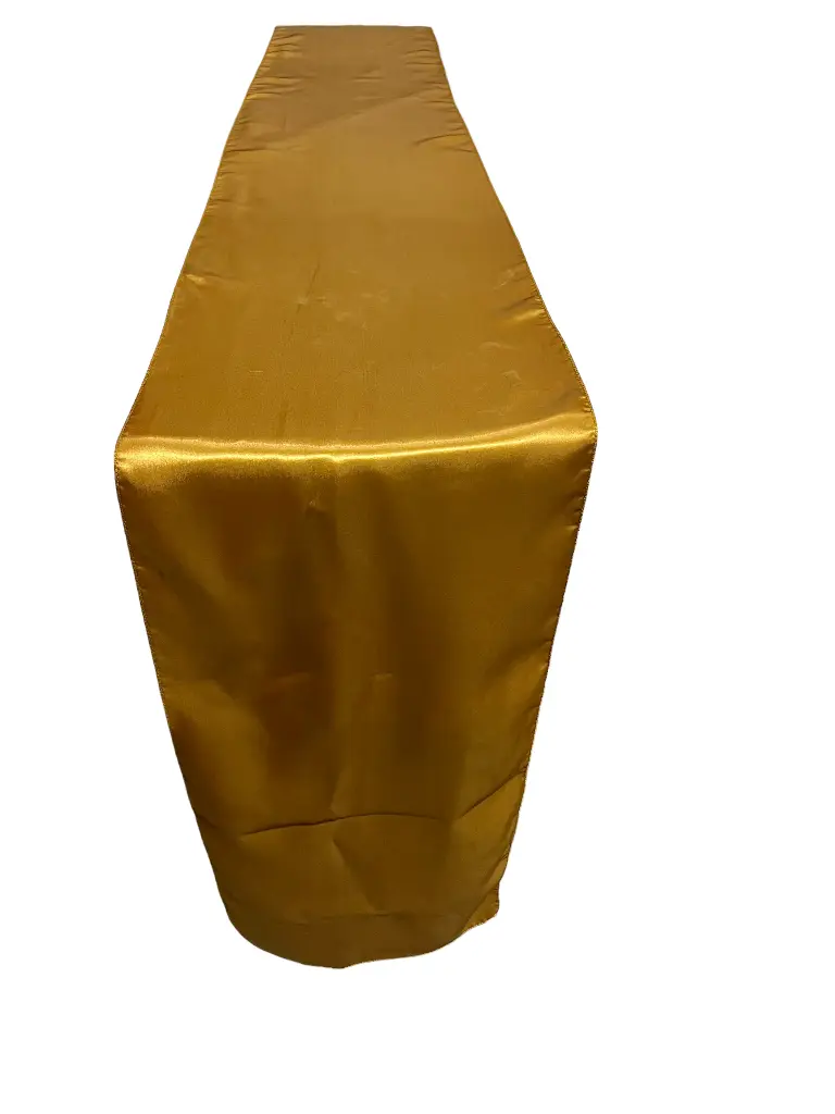 Table Runner:  Gold Satin