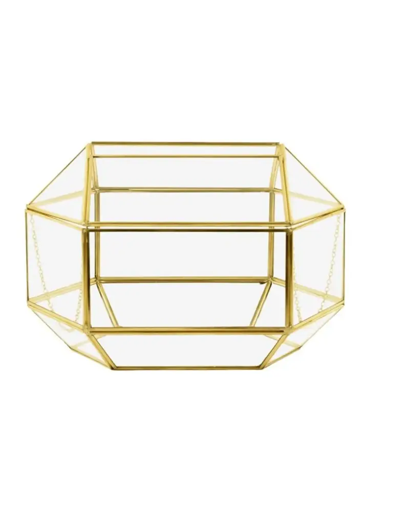 Gold Geo Card Box 