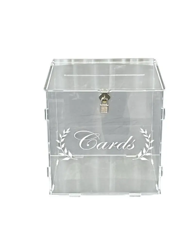 Acrylic Card box 