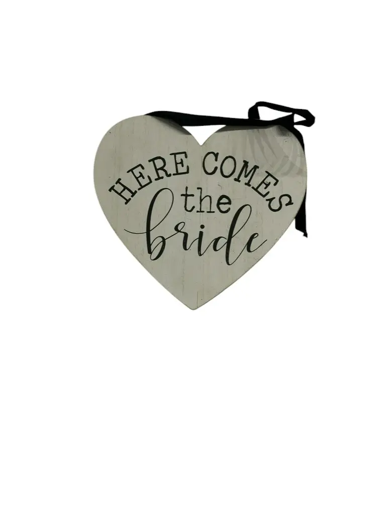 Signs:  Here comes the bride