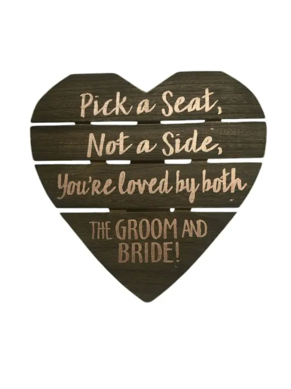 Signs:  Pick a Seat...(Rose Gold)