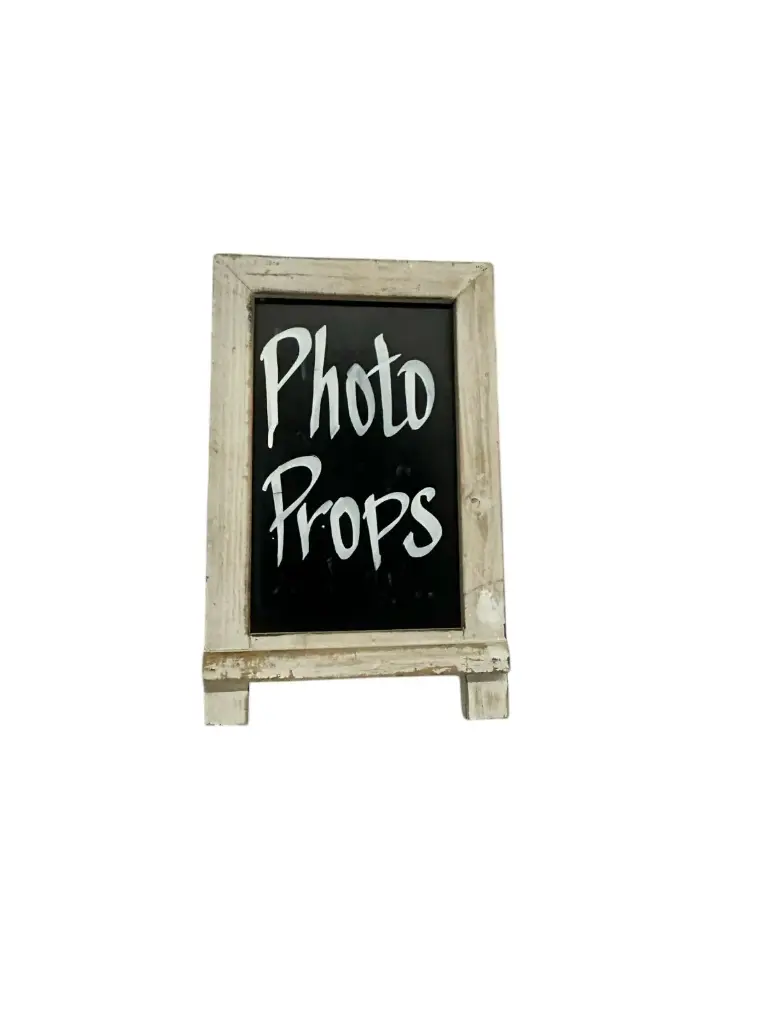 White Chalkboard Sign