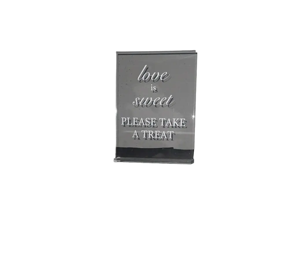 Dessert Sign:  Acrylic Love is Sweet Sign 