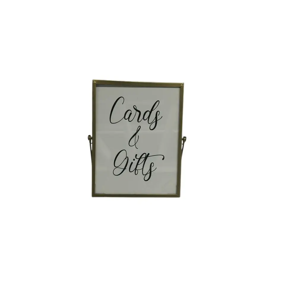 Sign:  Cards & Gifts Floating Frame 