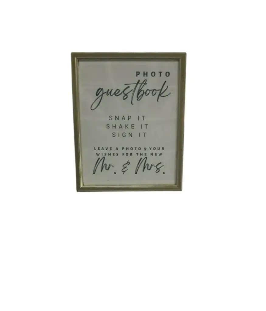 Photo Guestbook-Interchangeable Frame 