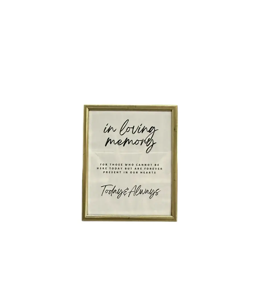 Memorial:  In Loving Memory 