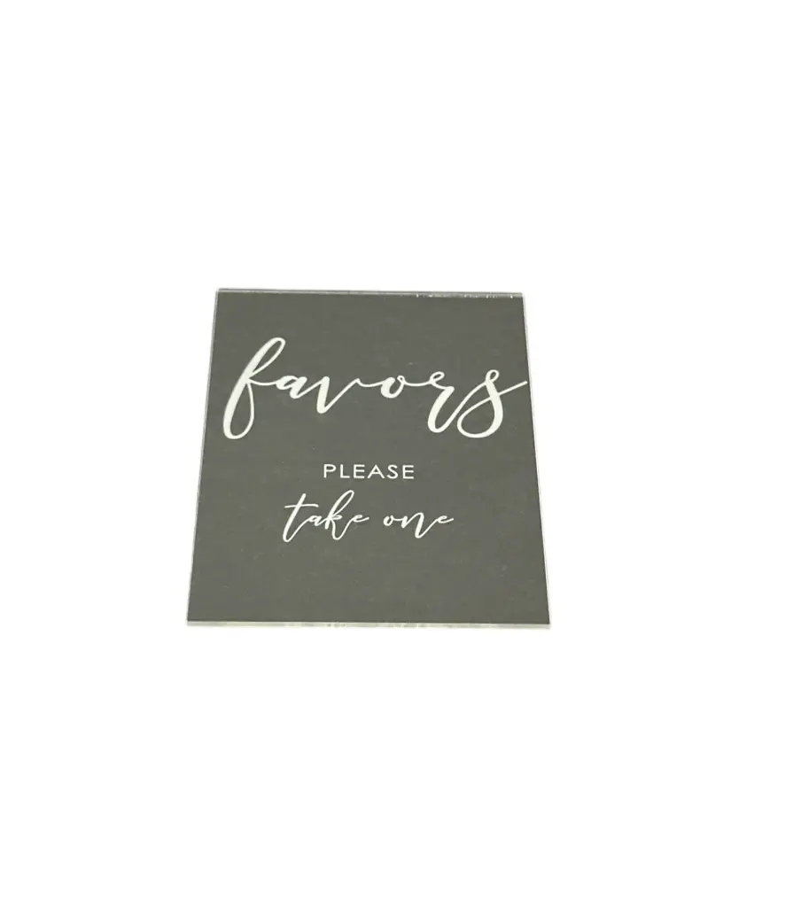 Favors-Please take one Sign 