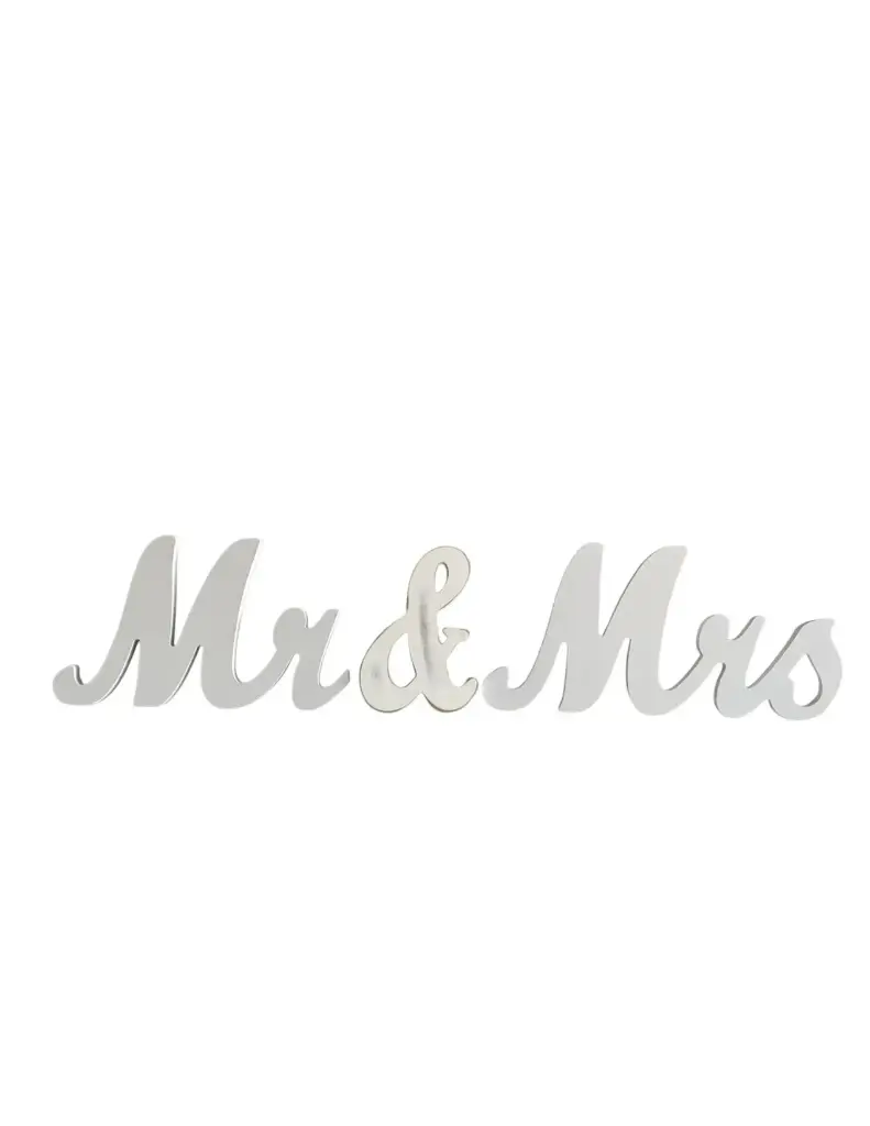 White Mr & Mrs 