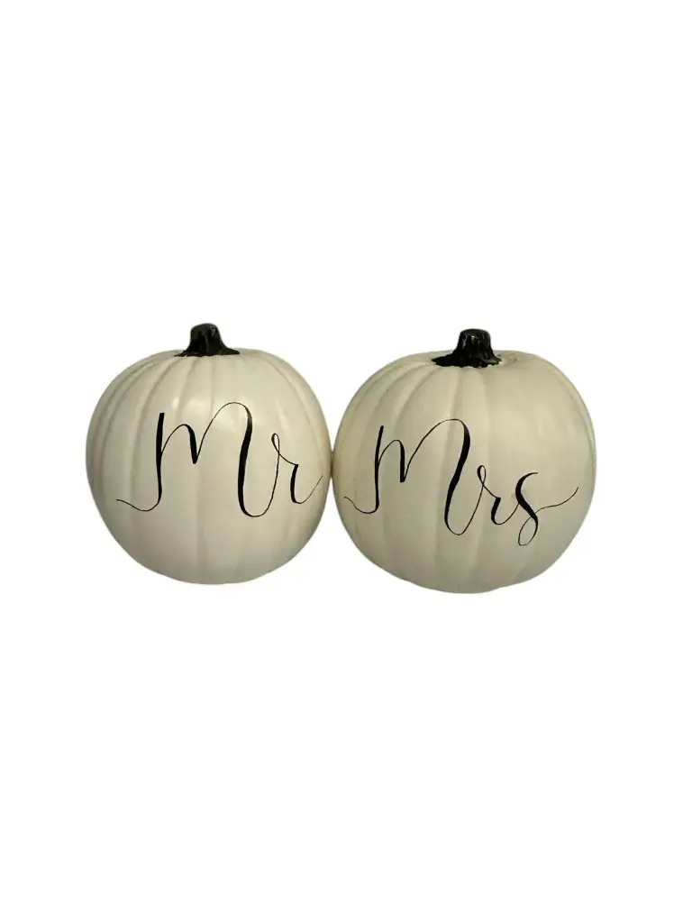 Mr & Mrs Pumpkin Large 