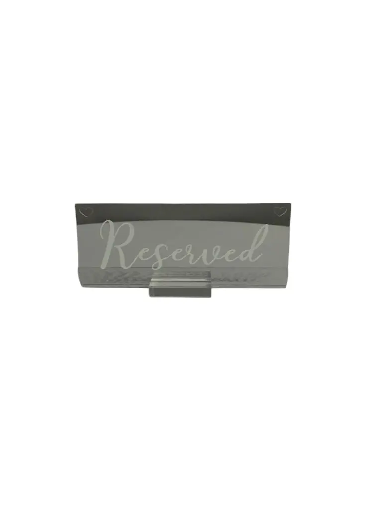 Reserved Acrylic w/Hearts 
