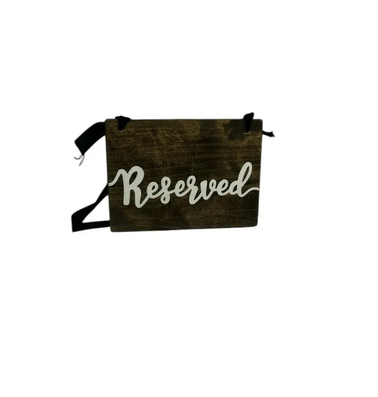 Wood Reserved w/Black String 