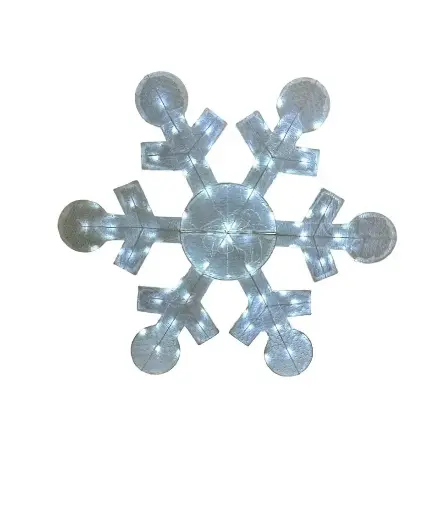 Large 48" LED Snowflake