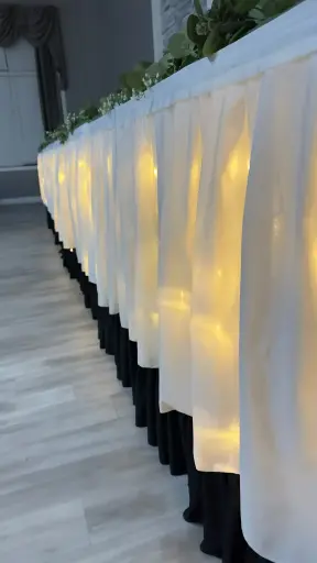 Head Table Curtain Lights Warm White