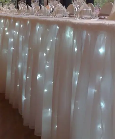 Head Table Curtain Lights Bright White 