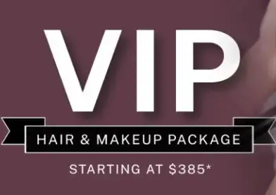 VIP Hair/Makeup Down Payment