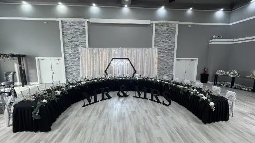 Curved Head Table Set