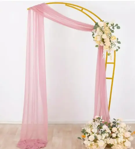 Arch Fabric: Blush Chiffon