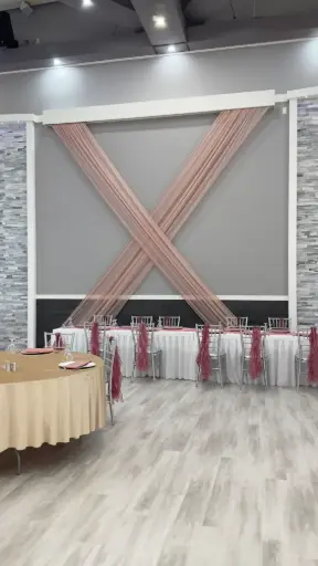 "X" Fabric Backdrop:  Dusty Rose