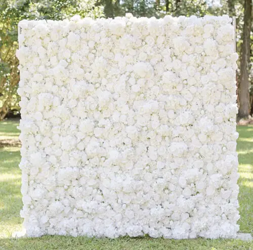 White Floral Wall
