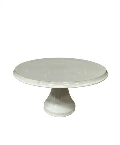 White 10" Cake Stand 