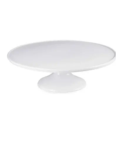 White 12" Cake Stand 