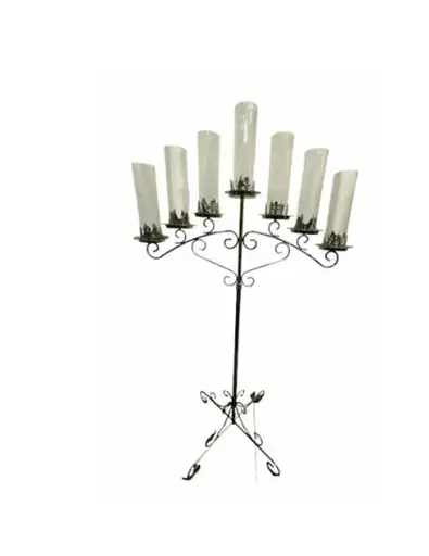 Silver 7-Arm Candelabra