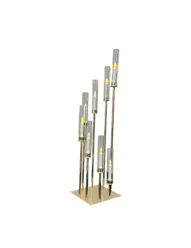 Gold 8-Arm Candelabra 