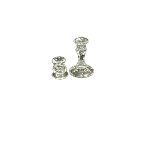 Clear Candlesticks Holders 