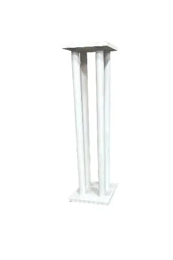 White Floral Stand 