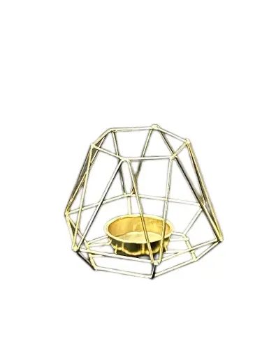 Votive: Medium Geo-Gold 