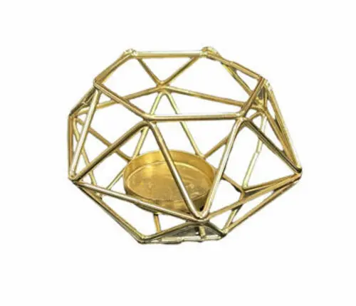 Votive: Small Geo-Gold 