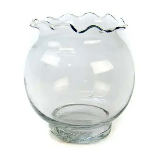 Crimped Edge Small Fishbowl 