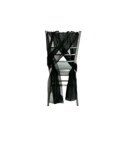 Chiavari Chair Sash: Black